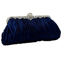 Clearance Sales Envelope Evening Bag AfterSo Womens Girls Gifts Wedding Bridal Party Day Fashion Wristlet Purse Clutch Handbag Wallet Coin Bag Cellphone bag (27cm/10.63"L x 12cm/4.72"H, Dark Blue)