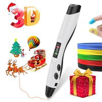 Smart 3D Pen Set for Kids with Free Refill Filaments - Intellectual Toy for Boys & Girls, Age 6 & Up (X'Mas Box)