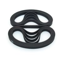 BIQU 3D Printer Timing Belt 200-2GT-6 Closed Loop Rubber Belt 200mm Width 6mm (Pack of 10pcs)