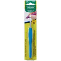 CLOVER 1047/H Deep Blue Amour Crochet Hook, Size H, 5.0mm