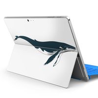 igsticker Ultra Thin Premium Protective Back Stickers Skins Universal Tablet Decal Cover for Microsoft Surface Pro 4/ Pro 2017/ Pro 6(2018) 011425 sea　Creature　Inhale