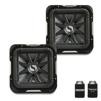 Kicker 11S10L72 Bundle - Two Solobaric L7 10" Dual 2-Ohm Subwoofers