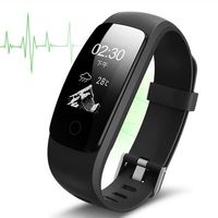 fitness tracker LPY-Activity, Pedometer, IP68 Heart Rate Watch, Black