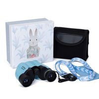 Binoculars for Kids-High Resolution 10x22 Mini Compact Lightweight Binoculars,Real Optics Kids Binoculars for Bird Watching (Blue)