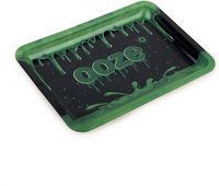Ooze - Metal Rolling Tray - Ooze Logo - (Small) - Smoking Accessories - Rolling Tray - Ashtray - Rolling Tobacco Tray - Smoking Accessories Dry Herb - Tobacco Accessories
