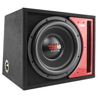 DS18 Z-VX112LD 12" Subwoofer Speaker with Vented Box, 1450W Max Power, 725W RMS, 2 Ohms - Car Audio Bass Speaker Great for High Power Applications