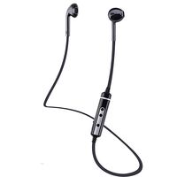 Choosly Wireless Sport Bluetooth headphones, Best Sweatproof Headphones for Running Gym Exercise with Built-in Mic for iPhone 7 / 7 Plus (Black)