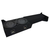 Compatible with 2005-2015 Nissan Frontier Crew Cab Truck Kicker CompVT CVT10 Dual 10" Sub Box Enclosure - Final 2 Ohm