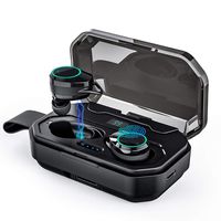 [2019 Version] True Wireless Earbuds Bluetooth Headphones YOACHEY TWS 3D Stereo Sound IPX7 Waterproof 80H Cycle Play Time 3000mAh Bluetooth 5.0 Auto Pairing Wireless Earphones Headset with charge case