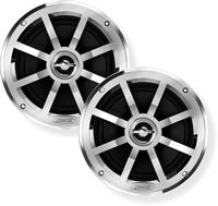 Jensen MSX60CPR 6.5" Chrome Plated 75W Coaxial Speakers, Pair