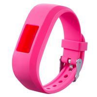 HYWRDYB Colorful Replacement Bands for Garmin Vivofit JR/Vivofit 3,Soft Silicone Straps Wristbands for Kids with Secure Watch Buckle(fits 5.0~7.05 inch Wrists) (Pink)