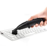 Matoen(TM) New USB Vacuum Cleaner Dust Collector LED Light For Laptop PC Keyboard (Black)