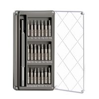 Precision Screwdriver Set with 21 Bits, Electronics Repair Mini Tool Kit, Small Magnetic Torx Screwdriver Set Fixing Most Electronics as iPhone, MacBook, Watches, Laptop, Camera (21 in 1)