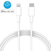 Amoner USB C to Lightning Cable [3FT Apple MFi Certified] PD Fast Charging Cable Compatible iPhone 11/11 Pro/11 Pro Max/X/XS/XR/XS Max/8/8 Plus, Supports Power Delivery [Use USB-C Wall Charger]