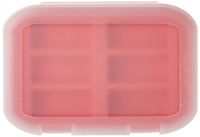 Malamute Rugged CR123 Battery Storage Case - Holds 6, Traction Feet, Made in The USA (Red)