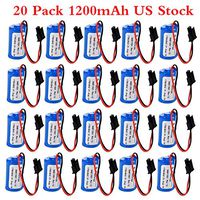 3V 1200mAh Replace PLC Battery for 1756-BA2 BR2/3A-AB 1756-BA1 1745-B1 1747-BA 1770-XO US Stock (20 Pack)