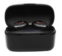 True Wireless Earbuds Bluetooth 5.0 with Microphone IP55 Waterproof Truly Cordless Small Earphone, 30H Working Time TWS Headphones 700mAh Charging Case Stero Mono Mode