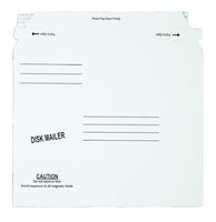 Quality Park, Recycled Economy Disk Mailer, Redi-Strip, White, 7.5x6.0625, 100 per box (64117)