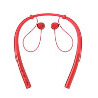Bluetooth Headphones, Wireless Headset, Sports Sweatproof Noise Cancelling, Secure Around-The-Neck Collar Earbuds, in The Ear Headphones