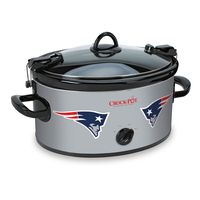 Crock-Pot New England Patriots NFL 6-Quart Cook & Carry Slow Cooker