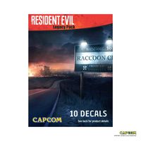 Decalcomania Resident Evil Legacy Decal Pack - Set of 10 Large and Small Stickers - All Weather Proof