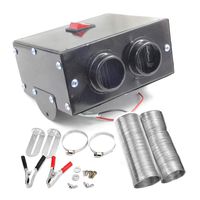 RUNMIND 600W 2Port Car Truck Fan Heater Windscreen Demister Defroster Defogger Heating Warmer Windscreen Compact Air Heater 24V