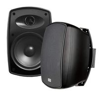 OSD Audio 70V Commercial Patio Pair Speakers - Indoor/Outdoor Stereo, Black - AP525-70V