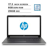2019 Newest HP Premium Pavilion 17.3 Inch HD Laptop (Intel Core i3-8130U up to 3.4 GHz, 8GB DDR4 RAM, 256GB SSD, Intel UHD 620, DVD, WiFi, Bluetooth, HDMI, Windows 10) (Renewed)