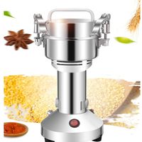 Electric Grain DAMAI 150g Stainless Steel Electric High-speed Family Medical Powder Machine Commercial Cereals Grain Mill Herb Grinder Pulverizer 110v Gift for Mom, Wife 