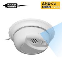 AHD-404H 1080P 2.0MP HD Spy Hidden AHD/CVI/CVBS (Composite Video) Side-View Fake Smoke Detector Camera with 940nM Pinhole Lens.