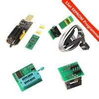 Organizer SOIC8 SOP8 Test Clip For EEPROM 93CXX / 25CXX / 24CXX + CH341A 24 25 Series EEPROM Flash BIOS USB +1.8V Adapter + Soic8 Adapter Programmer Module Kit (1 sets)