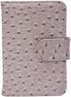 Upper Canada Soap Book Style Ostrich Pill Box, Gray