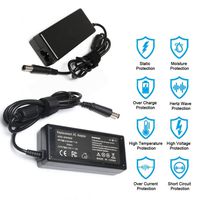ELECBRAiN New Laptop Charger AC Adapter Replacement for Pavilion DV5, DV7, DV4, PPP009H, 608425-002, 609939-001,18.5V 3.5A 65W 7.4/5.0mm Power Supply with Cord
