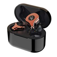 True Wireless Earbuds, Bluetooth 5.0 Wireless Headphones APTX Deep Bass Stereo HiFi Sound Noise Cancelling Sweatproof TWS Bluetooth Earbuds, CVC8.0 Built-in Mic Wireless Earphones with Qi Charging Box