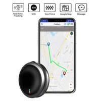 GPS Tracker SIKVIO Car GPS Tracker Mini Portable Real-time Tracking Device with SOS Locator Hidden Track Waterproof Finder for Vehicle Kids Cat Dog Key Motorcycles Bike (Sim Not Included)