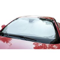 AmazonBasics UV Reflecting Foldable Front Windshield Sun Shade - 63'' x 31'', 0.1-MM Thickness