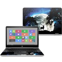 Mightyskins Skin Compatible with Hp Pavilion X360 14" (2017) - Moonlight Deer | Protective, Durable, and Unique Vinyl Decal Wrap Cover | Easy to Apply, Remove, and Change Styles | Made in The USA