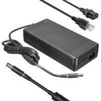 New Replacement 240W 19.5V 12.3A AC Adapter Laptop Charger for Dell Alienware M17X 15 R1 R2 R5 Precision 7510 330-4128 330-3514 J938H 6RTJT Y044M Y047M U896K J211H PA-9E M6400 Laptop Adapter Cord