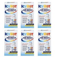 Icy Hot Medicated No Mess Applicator Max-Strength 2.5 Ounce (73ml) (6 Pack)
