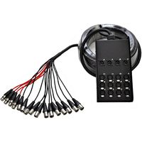Seismic Audio SACB-12x4x50 12-Channel XLR Low Profile Circuit Board Snake Cable, 50-Feet