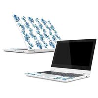 Mightyskins Skin Compatible with Lenovo Chromebook C330 (2018) - Blue Vines | Protective, Durable, and Unique Vinyl Decal Wrap Cover | Easy to Apply, Remove, and Change Styles | Made in The USA