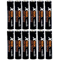 Xtech AAA Ultra High-Capacity 1100mah Ni-MH Rechargeable Batteries (12 Pack)