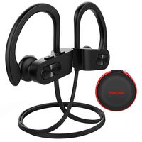 Mpow Flame Bluetooth Headphones Waterproof IPX7, Wireless Earbuds Sport, Richer Bass HiFi Stereo in-Ear Earphones w/Case, 7-9 Hrs Playback, Noise Cancelling Microphone (Comfy & Fast Pairing), Black