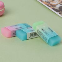 Fucung 5pcs/set Pencil Eraser,Soft Durable Flexible,Cute Jelly Colored Pencil Rubber Erasers for School Kids, Random Color