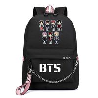JUSTGOGO KPOP BTS Bangtan Boys Backpack Daypack Laptop Bag College Bag School Bag Bookbag with USB Charging Port (2)