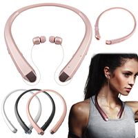 Adealink Wireless Bluetooth Headset Sport Headphone Retractable Earbud Stereo Earphone for iPhone Samsung LG
