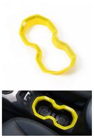 Dwindish Yellow ABS Car Drink Cup Holder for Jeep Renegade 2015 Up