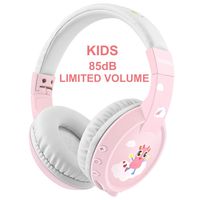 Kids Headphones for School, Kids Bluetooth Headphones by Ucio 85db Volume Limiting Kids Wireless Headphones Over Ear with Microphone for Boys Girls iPhone/iPad/Samsung/Android/Laptop/PC/TV