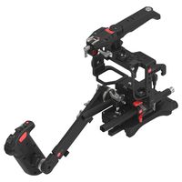 JTZ DP30 JL-JS7 Camera Cage Stabilizer with 15mm Rail Rod Base plate Rig + Electronic Top Handle + Shoulder Pad and Hand Grip for SONY A7 A7II A7R A7RII A7S A7SII Mirrorless Cameras