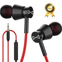 Marsno M2 Wired in Ear Headphones, Earbuds, Full Metal Earphones with Mic and Volume Control, High Definition, Noise Isolating, Deep Bass, Ergonomic Design &Crystal Clear Sound (3.5mm Jack, Premium)